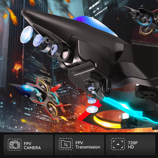 Bezgar brushless RC plane camera bottom view for versatile flight angles.