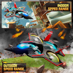 Bezgar brushless RC plane, 2.4GHz remote in use, demonstrates responsive handling during flight.
