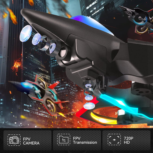 BEZGAR Brushless RC Plane top-view with camera for immersive aerial perspectives.