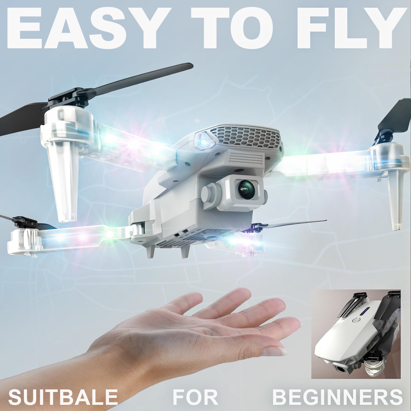 BEZGAR drone gesture control camera shot 90 degrees for quick moments.