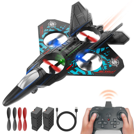 BEZGAR Drones for Kids with blue LED navigation lights for easier tracking during play