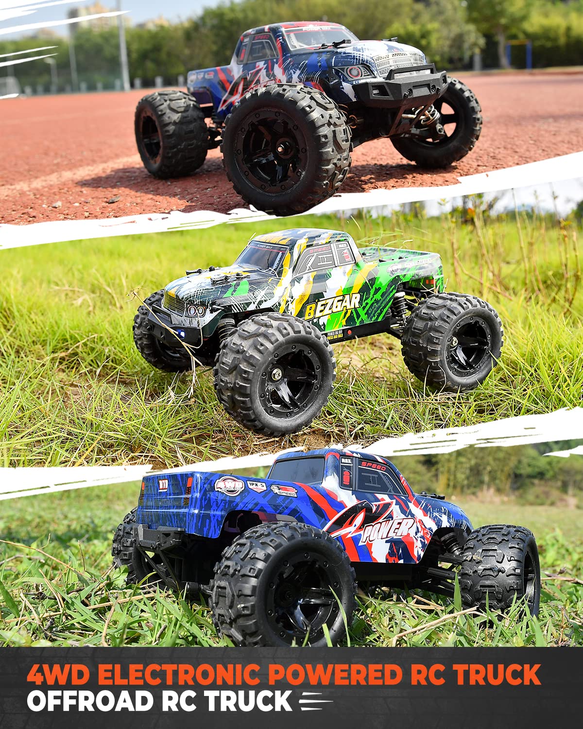 BEZGAR HM161 nylon chassis close-up emphasizes durability.