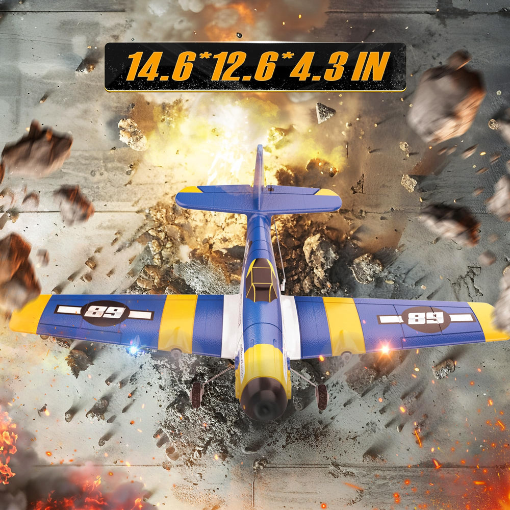 BEZGAR HQ089 beginner-friendly RC plane with responsive handling.