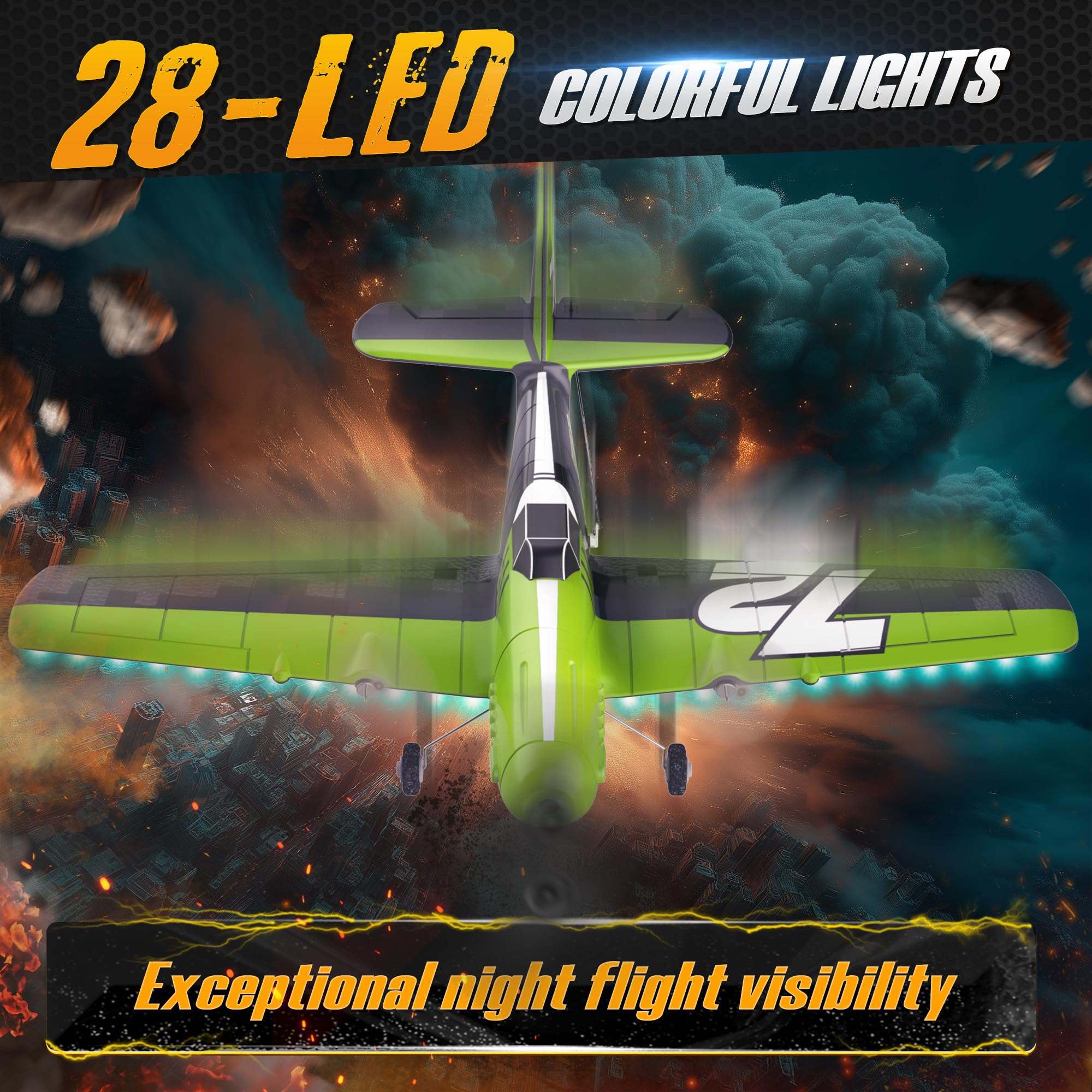 BEZGAR HQ089 midair glide captures smooth, stable flight for easy handling.