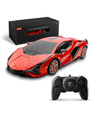 BEZGAR Lambo Sián FKP 37 RC car front view, ideal for indoor races