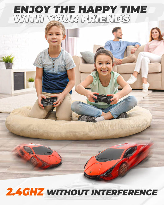 BEZGAR Lambo Sián FKP 37 RC car side profile, great for display and play