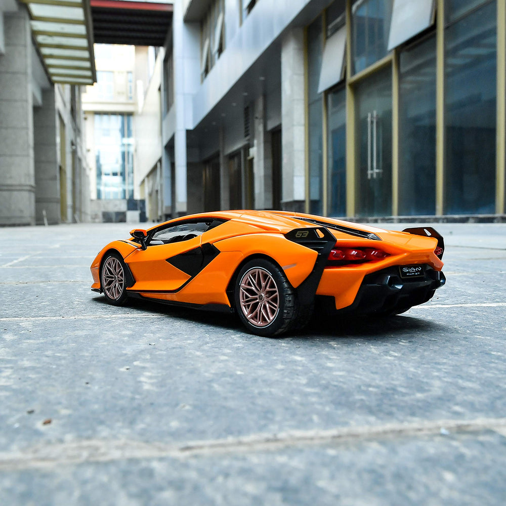 BEZGAR Lambo Sián FKP37 scale-model shows collectible appeal for display and play.