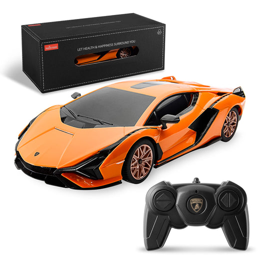 BEZGAR Lambo Sián FKP37 1:24 front view for authentic scale appearance and indoor play