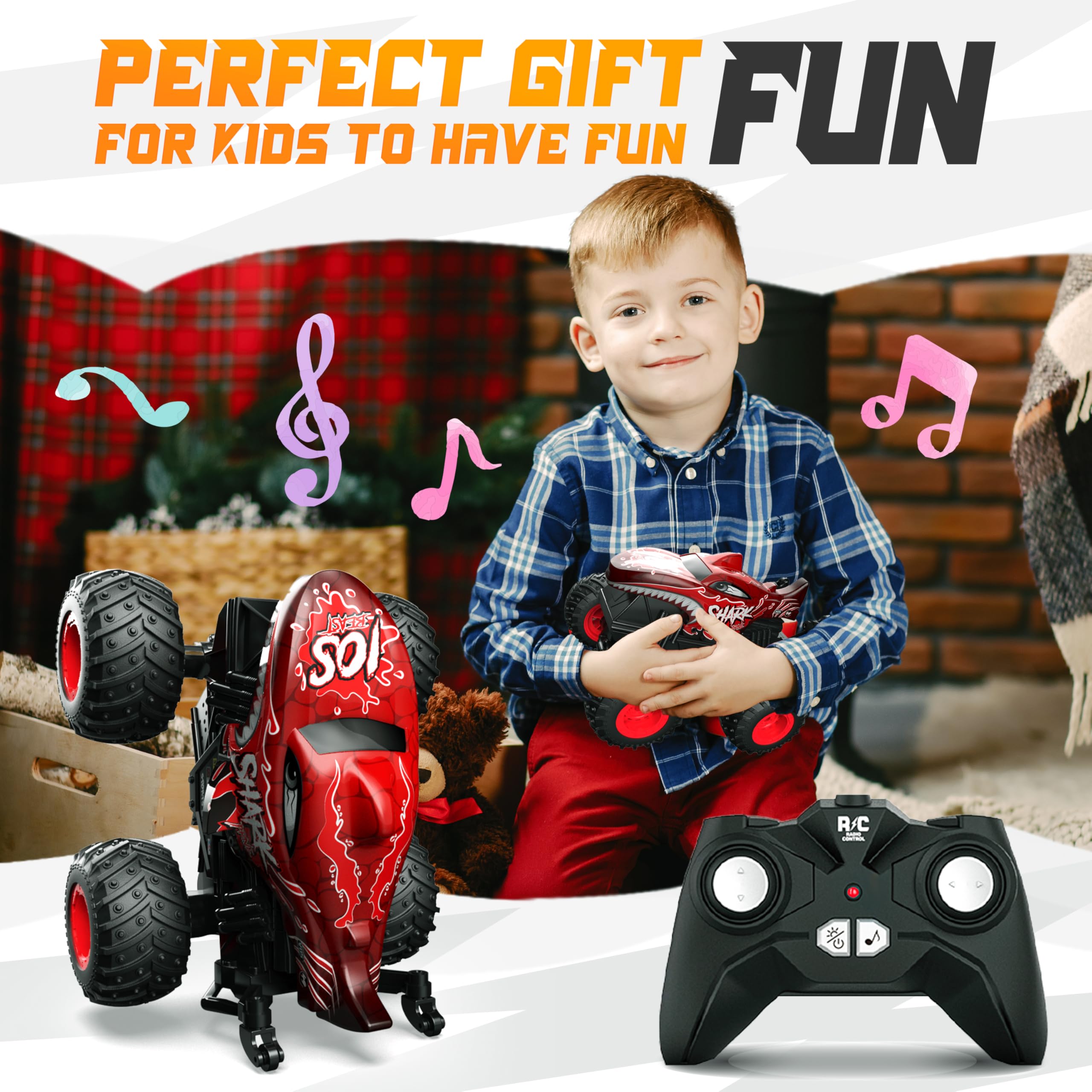 Bezgar monster truck built for kids 4–7 with durable design.