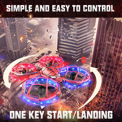 BEZGAR Mini Drone - includes 2.4GHz remote for precise control.