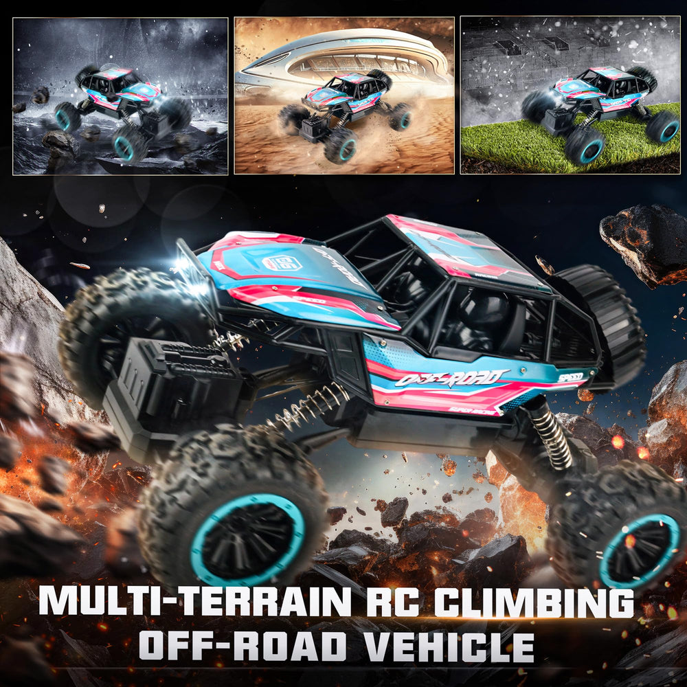 BEZGAR 112-scale RC truck demonstrating 45-degree climbing and bold maneuvers