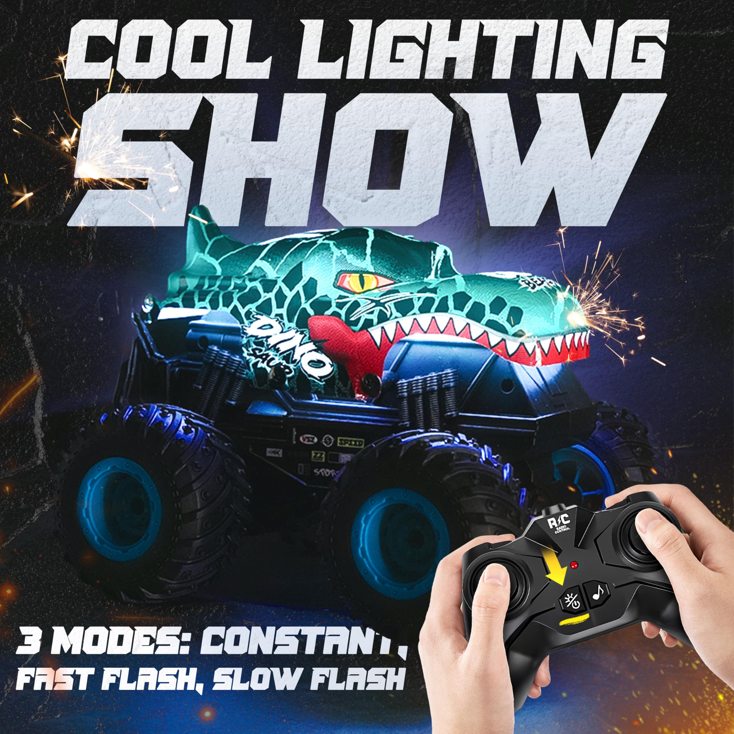 BEZGAR Monster Truck drifting mode image: smooth control for tricks