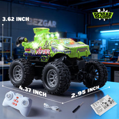 BEZGAR Monster Truck Green gift-ready for kids ages 4-8