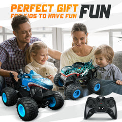 BEZGAR Monster Truck kids playing image: two shells swap for varied play