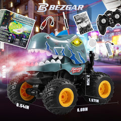 BEZGAR Monster Truck LED lighting in multiple modes for night fun