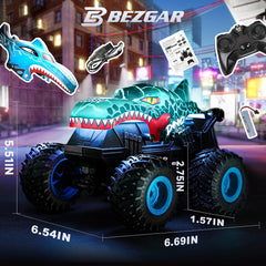 BEZGAR Monster Truck monster shell image: colorful design fuels imaginative play