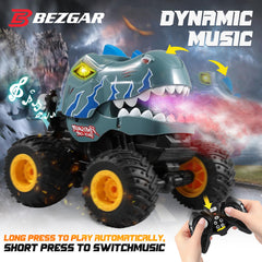 BEZGAR Monster Truck built-in music enhances racing fun