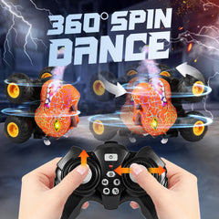 BEZGAR Monster Truck spray effect adds dramatic visuals during races
