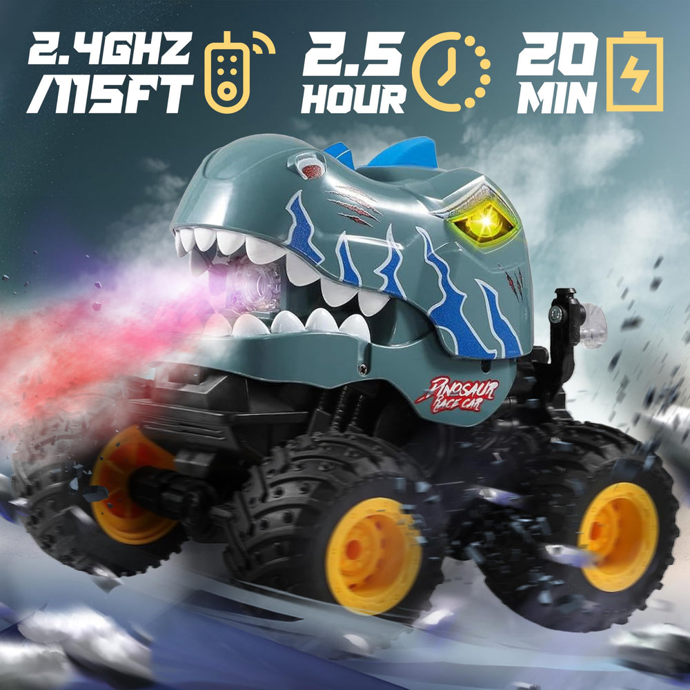BEZGAR Monster Truck executing a standing wheelie for thrills