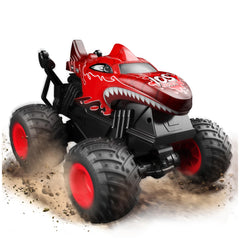 Bezgar Monster Truck with LED lights for night racing.