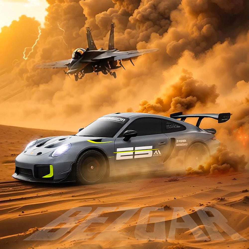 BEZGAR Porsche 911 GT2 RS RC car in box for gifting appeal