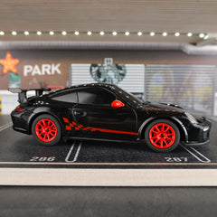 BEZGAR Porsche 911 GT3 RS logo close-up reveals official licensing detail.