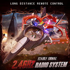 BEZGAR RC Airplane performing 360° flips for dramatic stunts