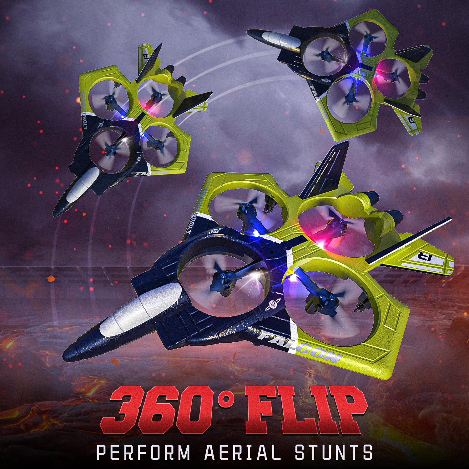 BEZGAR RC Airplane altitude hold maintains steady flight.