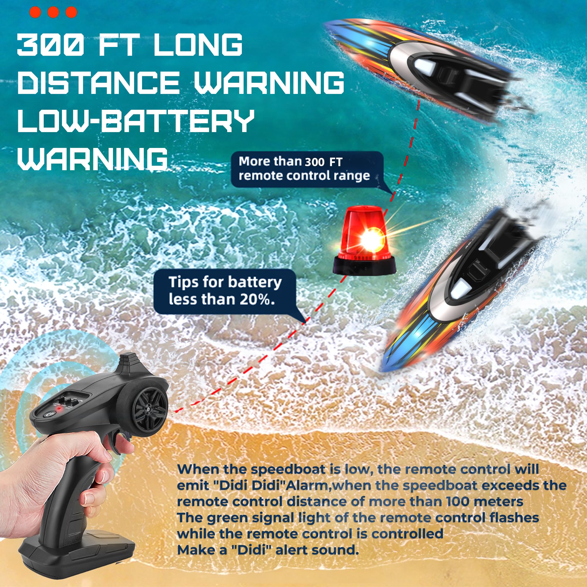 BEZGAR RC Boat waterproof seals and cooling thrive in lakes and oceans.