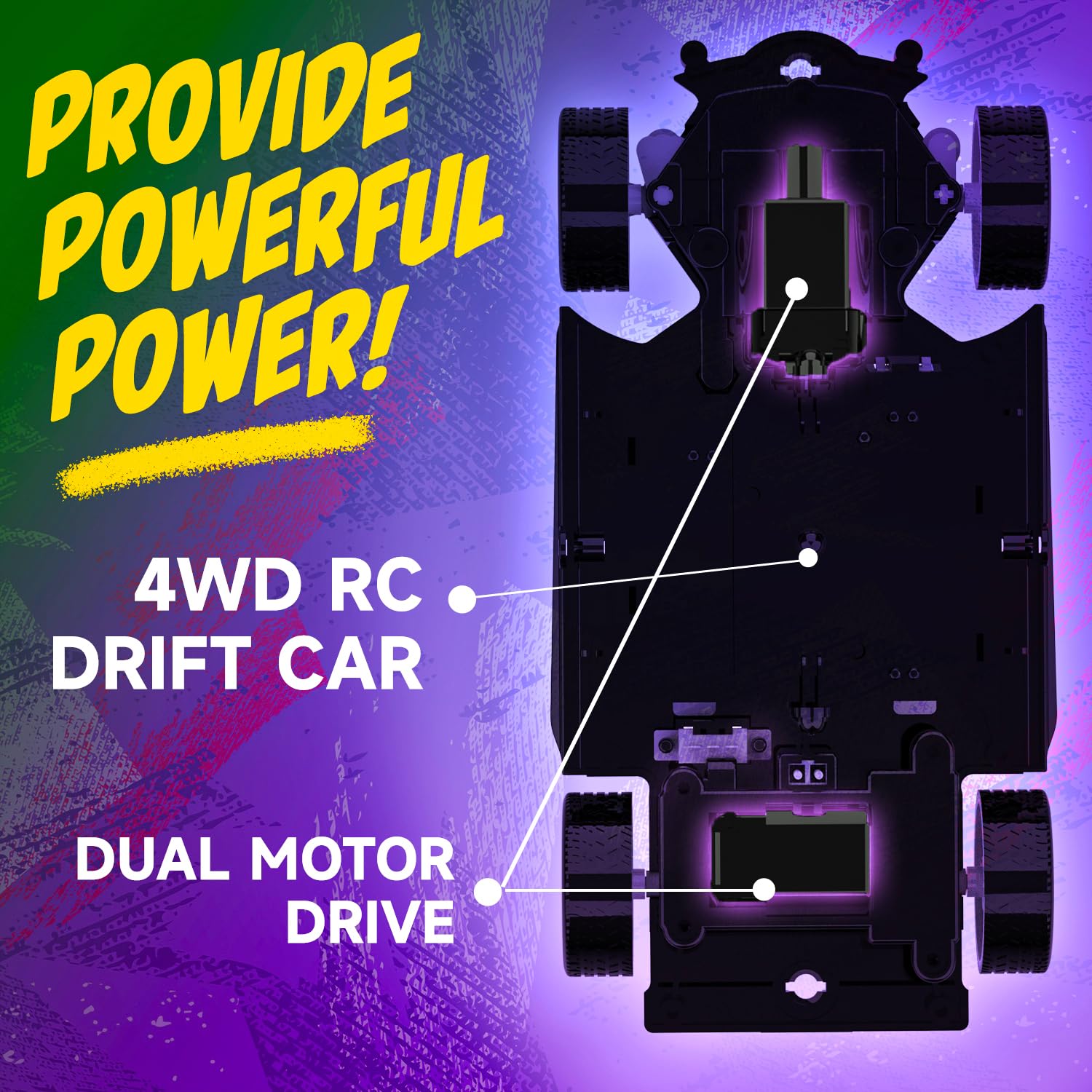 BEZGAR RC car green proportional steering for precise control.