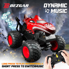 Bezgar LED modes light up the track during play sessions.