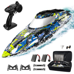 BEZGAR TX123 front view fast RC boat for high-speed water fun
