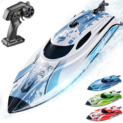 BEZGAR TX126 white RC boat exterior ready for lake or pool fun