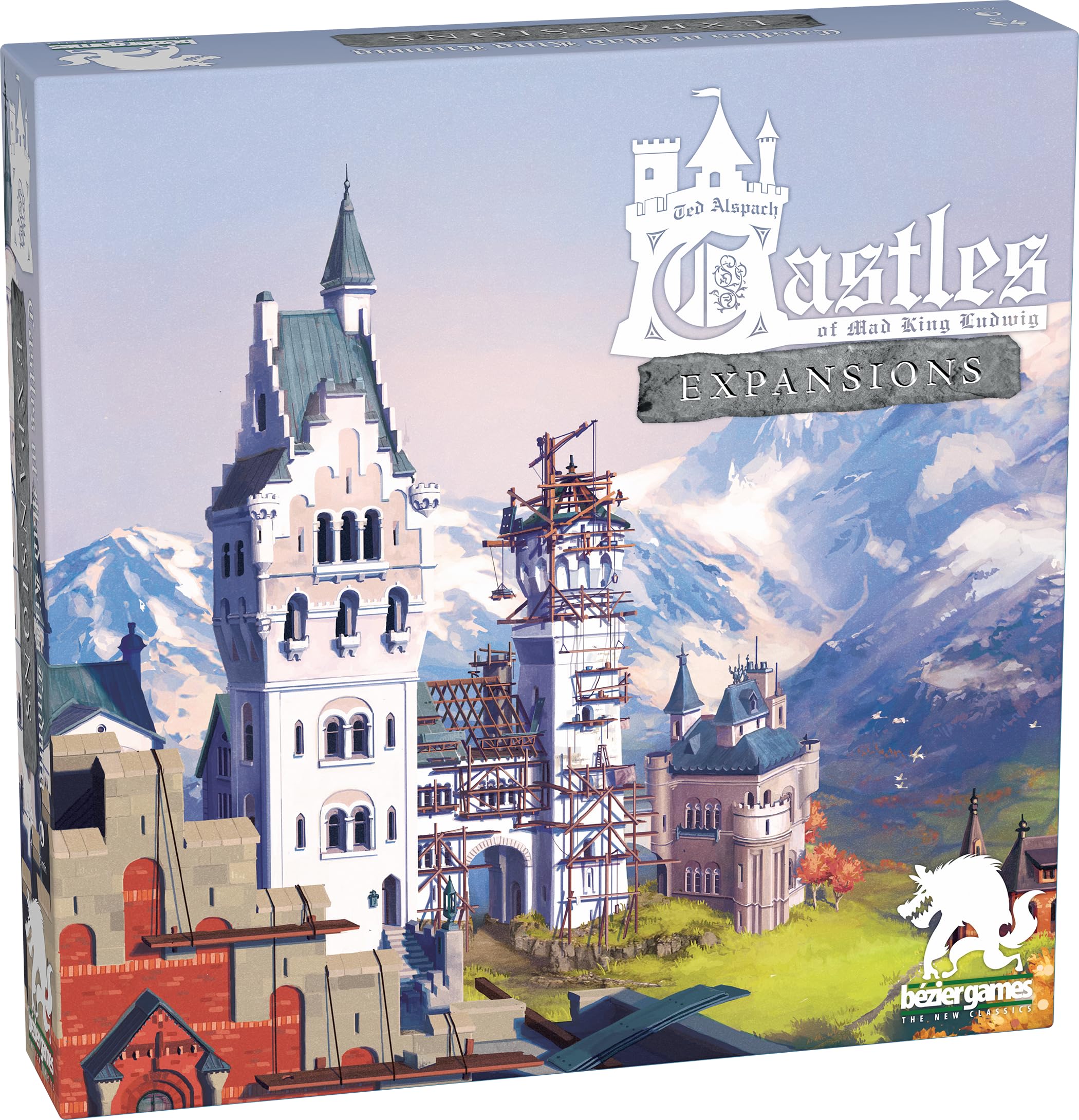 Bezier Games Castles of Mad King Ludwig Renovations tile boosts two-room scoring opportunities.
