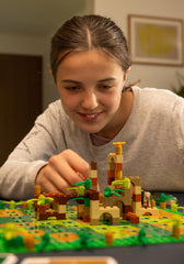 Bezzerwizzer Monkey Palace game-board showcasing layered construction