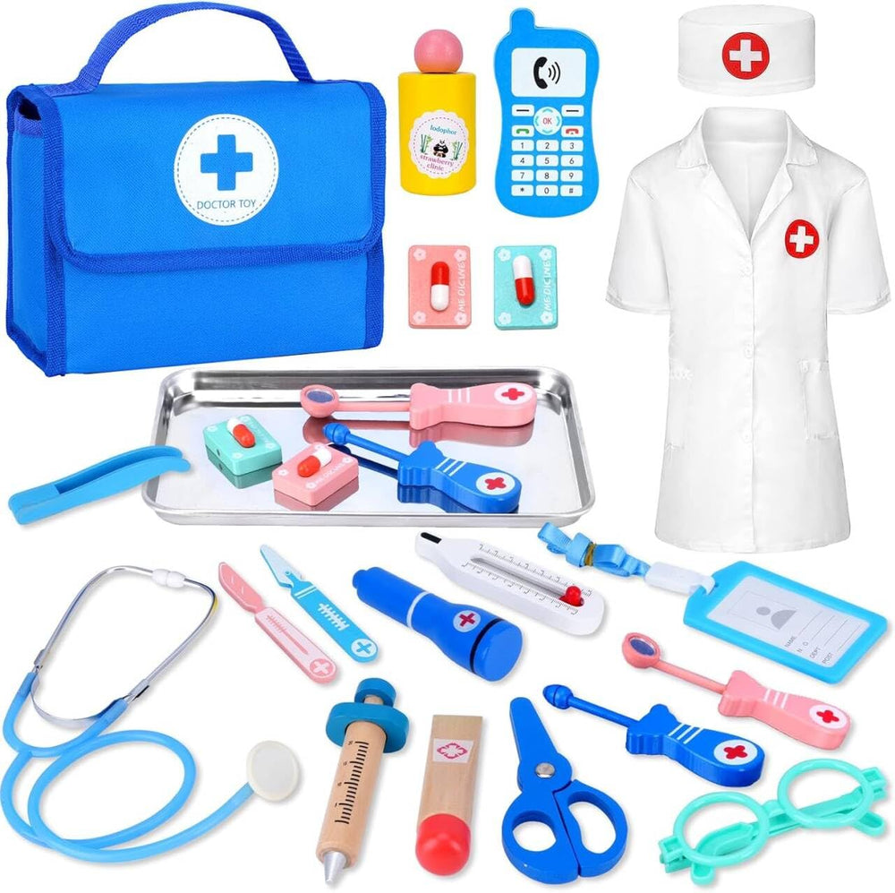 BGdoyz Doctor Kit close-up of teeth-exam tools for confident dental care play