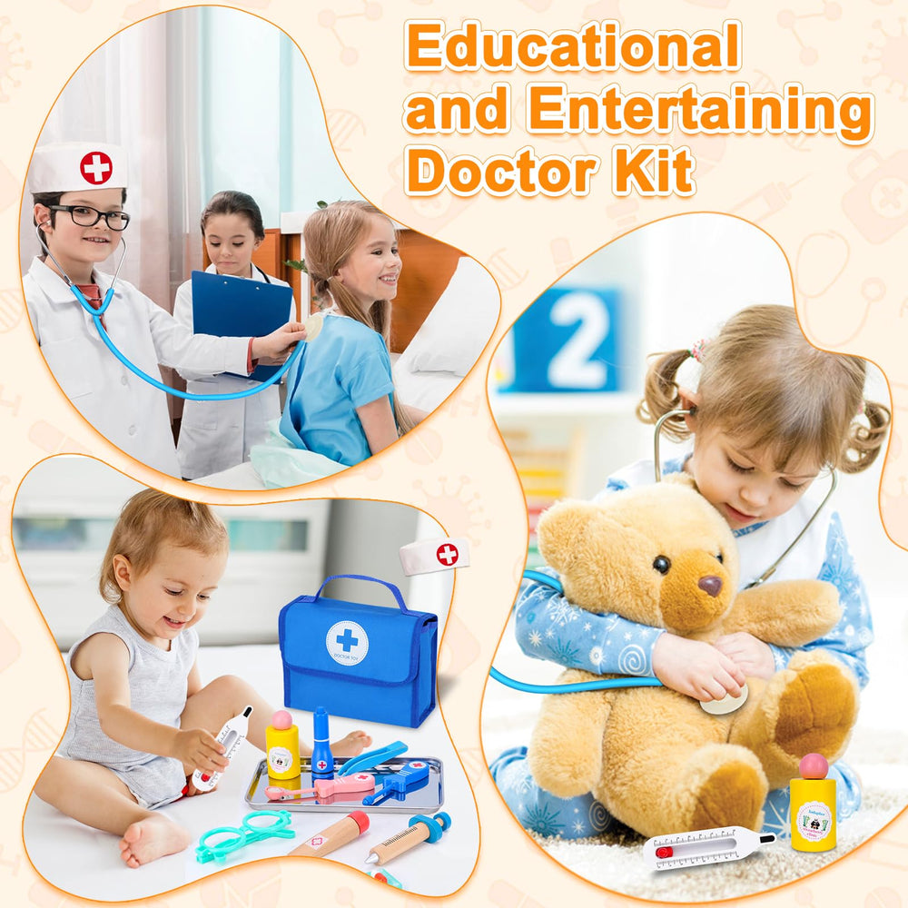 BGdoyz Doctor Kit storage bag keeps playroom tidy and portable