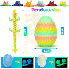 bgezxuy 12-dragon egg collection: nostalgic fantasy decor with playful dragon figures.