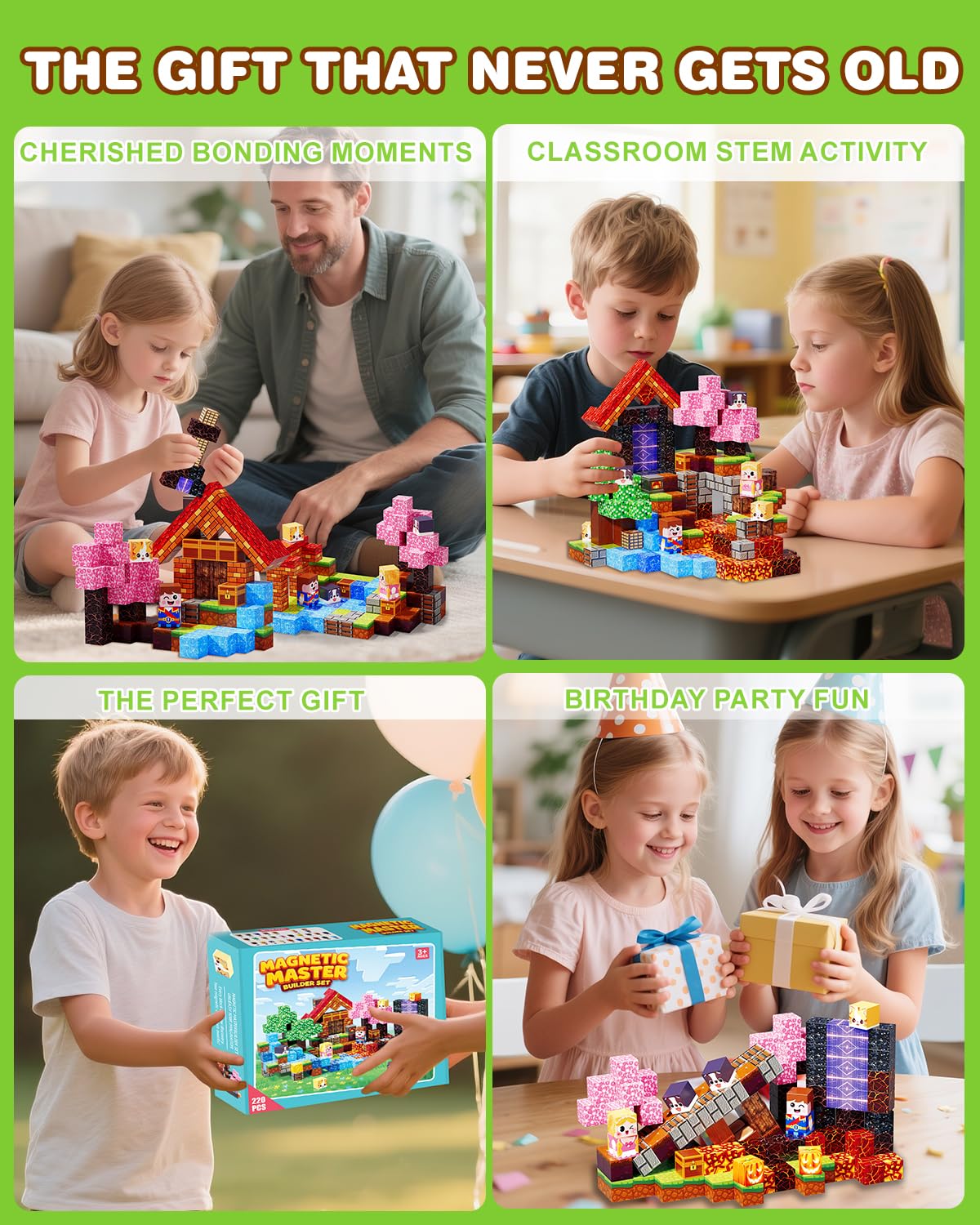 BGOVTAPO ideal gift for young builders on birthdays or holidays.