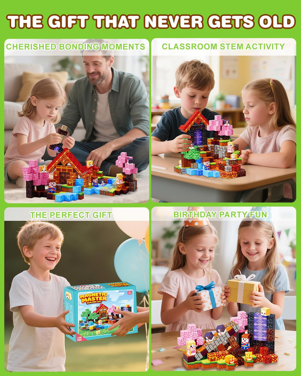 BGOVTAPO ideal gift for young builders on birthdays or holidays.