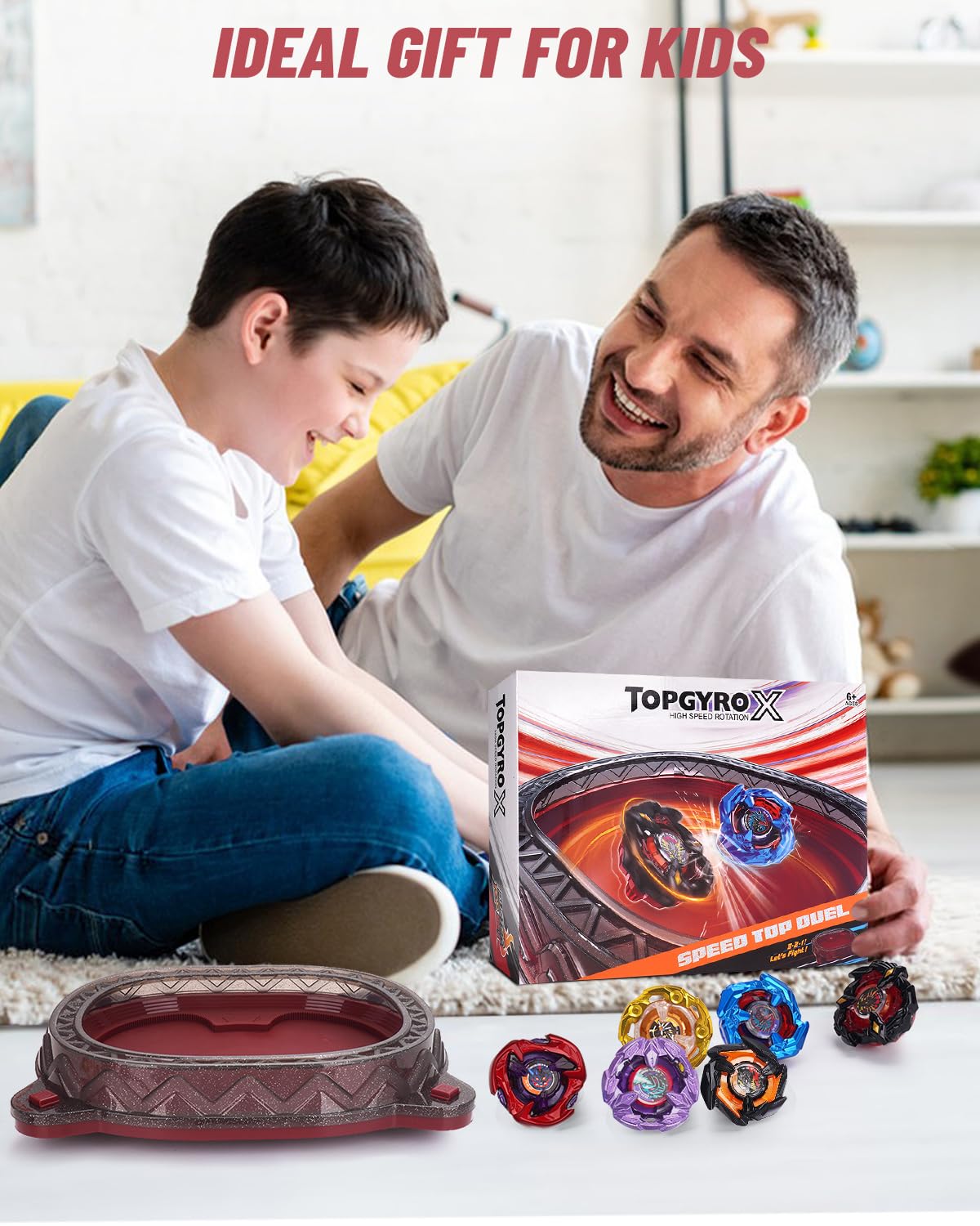 BGOVTAPO stadium starter kit dynamic-spin showcases high-speed action