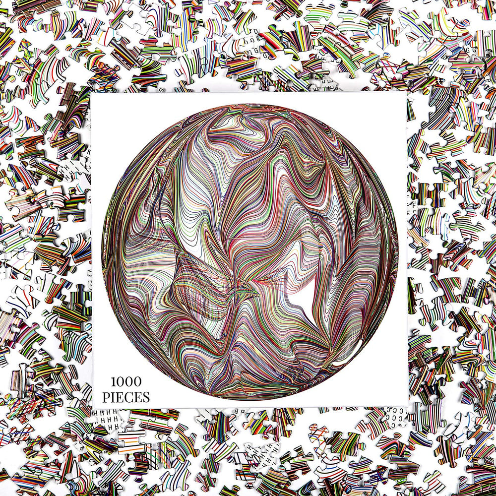 Bgraamiens blue chipboard recycled paper puzzle supports sustainable, sturdy construction.