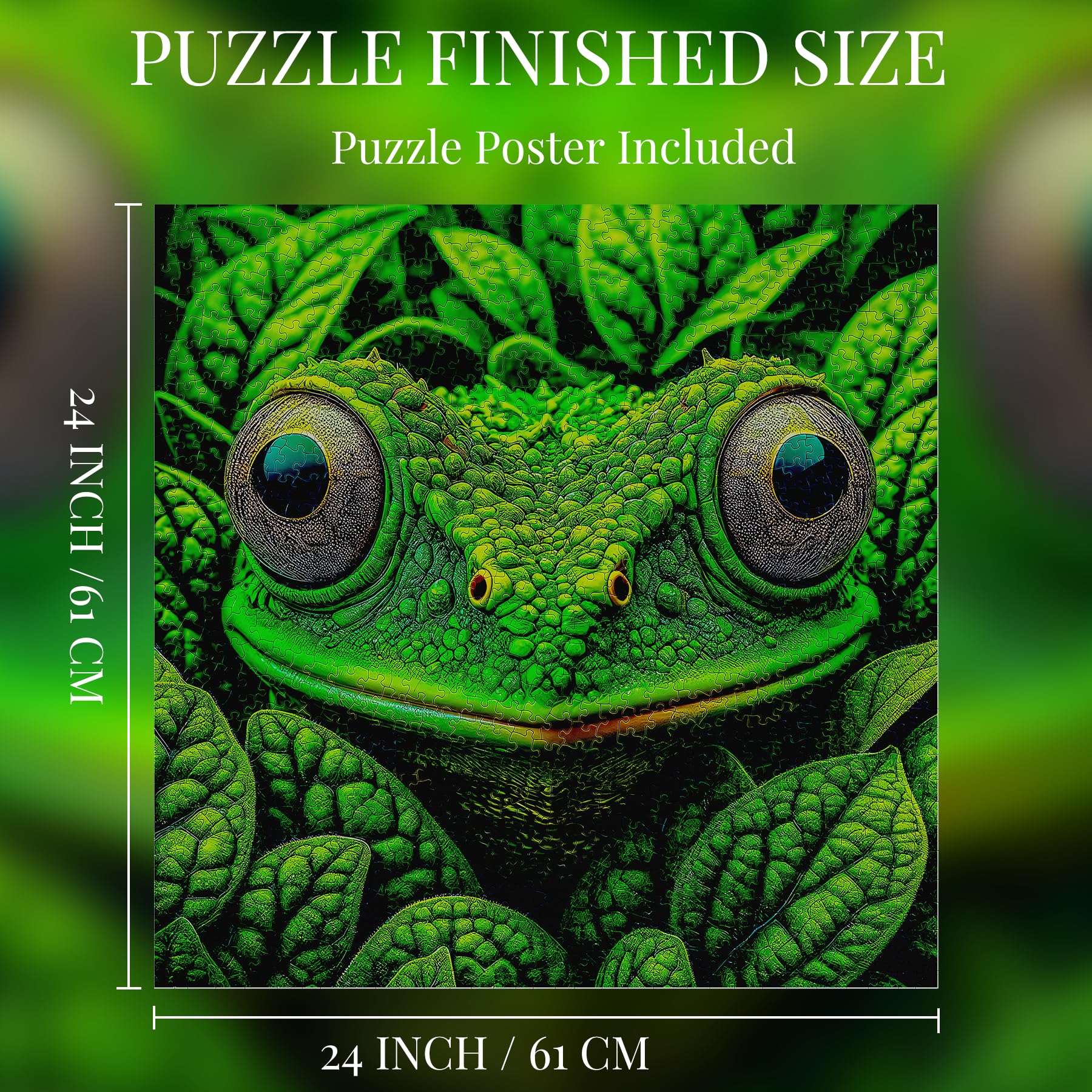 bgraamiens frog camouflage puzzle square layout ready for a tough challenge