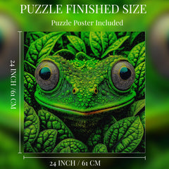 bgraamiens frog camouflage puzzle square layout ready for a tough challenge