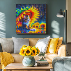 Bgraamiens Kerayzygame finished puzzle framed as charming wall decor.