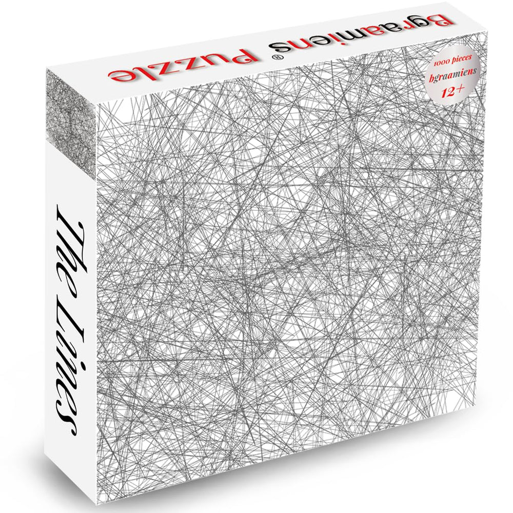 Bgraamiens Lines puzzle – black and white pattern for satisfying concentration