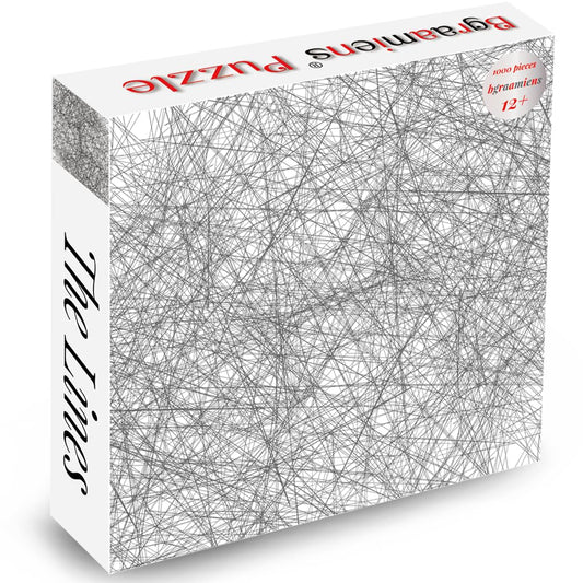 Bgraamiens Lines puzzle – black and white pattern for satisfying concentration