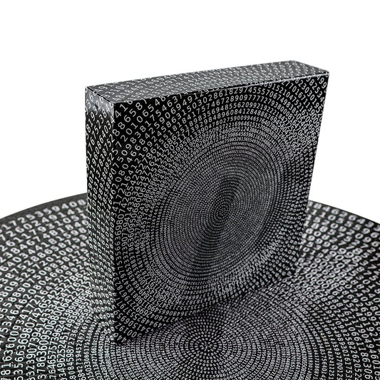 Bgraamiens π Day Puzzle blue chipboard pieces provide sturdy, long-lasting play.