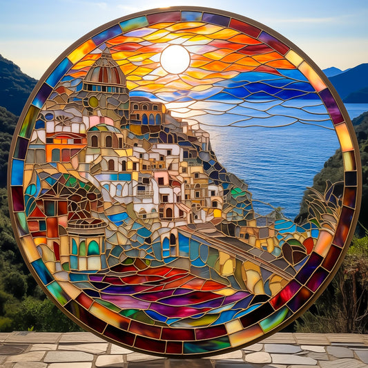Bgraamiens Cinque Terre Sunset puzzle for immersive, relaxing play.