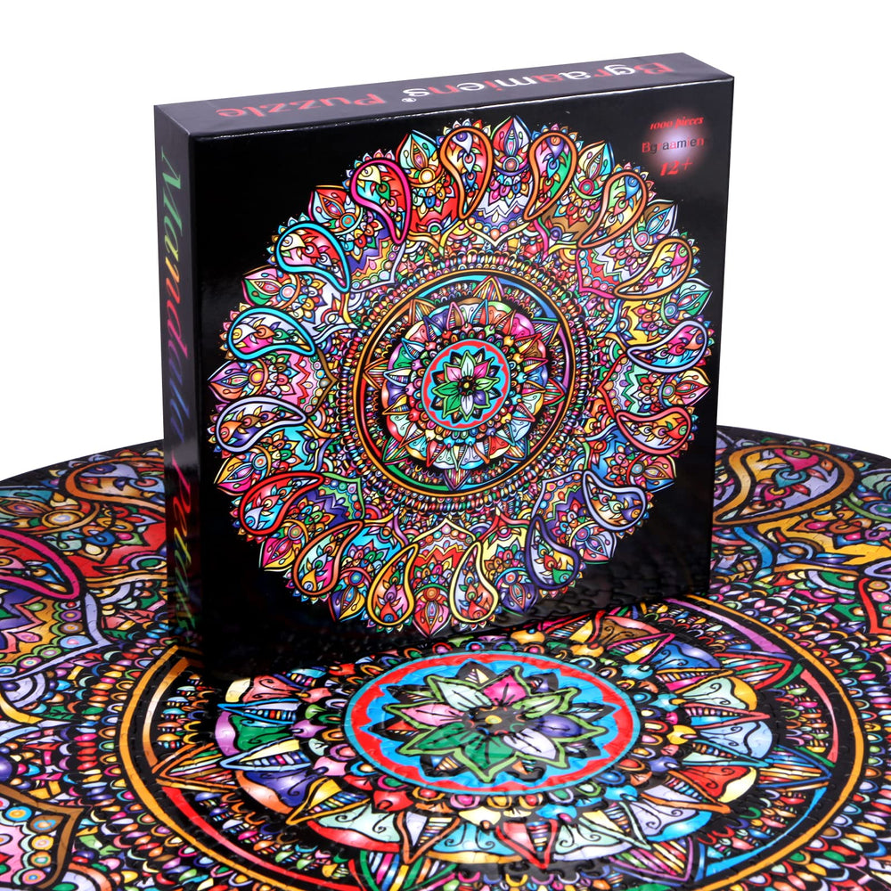 BGraamiens Mandala Petals round assembly, intricate petal pattern and challenge